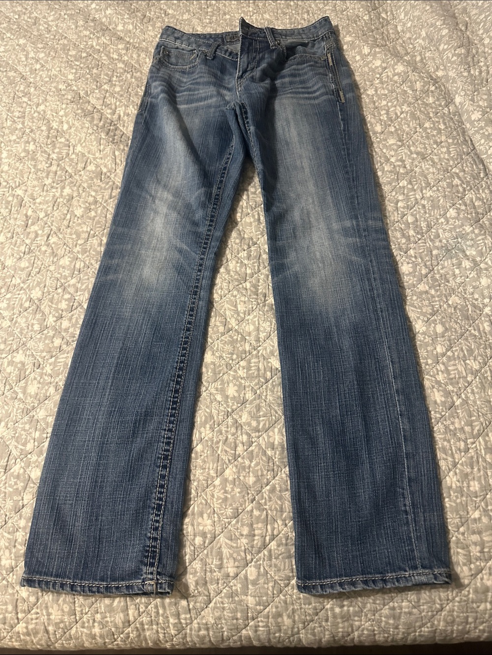BKE Women's Blue Boot Cut Jeans